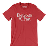 Detroit's Number 1 Fan Men/Unisex T-Shirt-Allegiant Goods Co. Vintage Sports Apparel