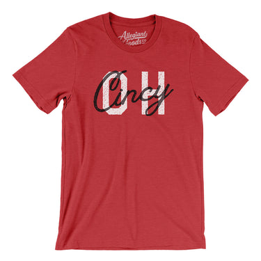 Cincy Oh Overprinted Men/Unisex T-Shirt-Allegiant Goods Co. Vintage Sports Apparel