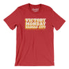 Victory Monday Kansas City Men/Unisex T-Shirt-Heather Red-Allegiant Goods Co. Vintage Sports Apparel