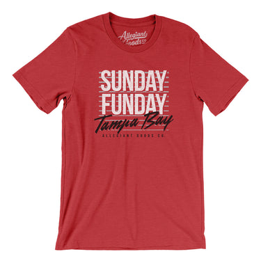 Sunday Funday Tampa Bay Men/Unisex T-Shirt-Allegiant Goods Co. Vintage Sports Apparel