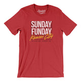 Sunday Funday Kansas City Men/Unisex T-Shirt-Allegiant Goods Co. Vintage Sports Apparel