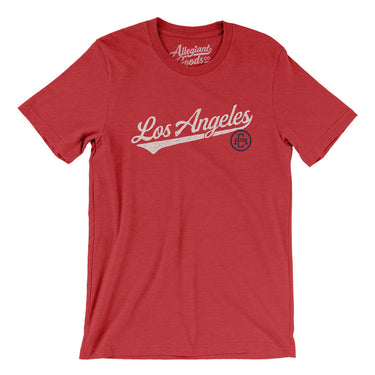 Los Angeles Vintage Script Men/Unisex T-Shirt-Allegiant Goods Co. Vintage Sports Apparel
