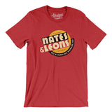 Nates & Leons Men/Unisex T-Shirt-Heather Red-Allegiant Goods Co. Vintage Sports Apparel