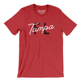 Tampa Fl Overprinted Men/Unisex T-Shirt-Allegiant Goods Co. Vintage Sports Apparel