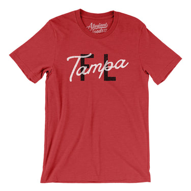Tampa Fl Overprinted Men/Unisex T-Shirt-Allegiant Goods Co. Vintage Sports Apparel