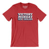 Victory Monday New England Men/Unisex T-Shirt-Heather Red-Allegiant Goods Co. Vintage Sports Apparel