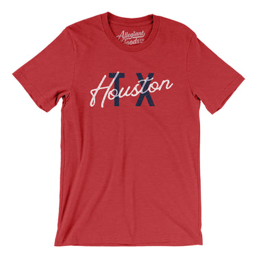 Houston Tx Overprinted Men/Unisex T-Shirt-Allegiant Goods Co. Vintage Sports Apparel
