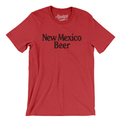 New Mexico Beer Men/Unisex T-Shirt-Heather Red-Allegiant Goods Co. Vintage Sports Apparel