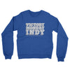 Victory Monday Indy Midweight French Terry Crewneck Sweatshirt-Heather Royal-Allegiant Goods Co. Vintage Sports Apparel