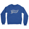 Toronto Pennant Midweight French Terry Crewneck Sweatshirt-Heather Royal-Allegiant Goods Co. Vintage Sports Apparel