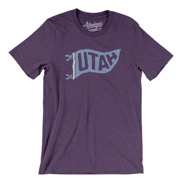 Utah Pennant Men/Unisex T-Shirt-Allegiant Goods Co. Vintage Sports Apparel