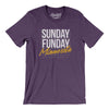 Sunday Funday Minnesota Men/Unisex T-Shirt-Heather Team Purple-Allegiant Goods Co. Vintage Sports Apparel