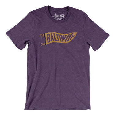Baltimore Pennant Men/Unisex T-Shirt-Allegiant Goods Co. Vintage Sports Apparel