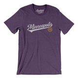 Minneapolis Vintage Script Men/Unisex T-Shirt-Allegiant Goods Co. Vintage Sports Apparel