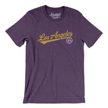 Los Angeles Vintage Script Men/Unisex T-Shirt-Allegiant Goods Co. Vintage Sports Apparel