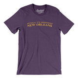 Actually It's Pronounced New Orleans Men/Unisex T-Shirt-Heather Team Purple-Allegiant Goods Co. Vintage Sports Apparel