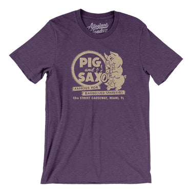 Pig and Sax Miami in Heather Team Purple Color