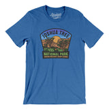 Joshua Tree National Park Badge Men/Unisex T-Shirt-Heather True Royal-Allegiant Goods Co. Vintage Sports Apparel