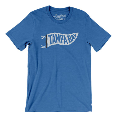 Tampa Bay Pennant Men/Unisex T-Shirt-Allegiant Goods Co. Vintage Sports Apparel