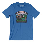 Everglades National Park Badge Men/Unisex T-Shirt-Heather True Royal-Allegiant Goods Co. Vintage Sports Apparel
