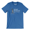 Rome Romans Men/Unisex T-Shirt-Heather True Royal-Allegiant Goods Co. Vintage Sports Apparel