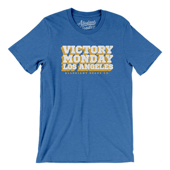 Victory Monday Los Angeles Men/Unisex T-Shirt-Allegiant Goods Co. Vintage Sports Apparel