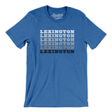 Lexington Repeat Men/Unisex T-Shirt-Heather True Royal-Allegiant Goods Co. Vintage Sports Apparel