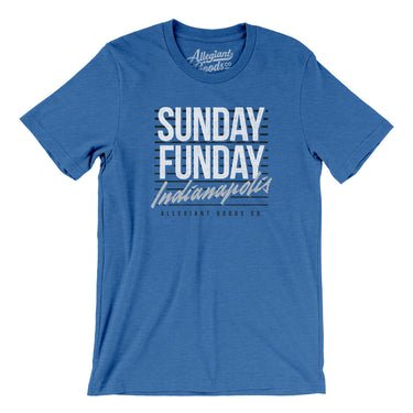 Sunday Funday Indianapolis Men/Unisex T-Shirt-Allegiant Goods Co. Vintage Sports Apparel