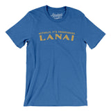 Actually It's Pronounced Lanai Men/Unisex T-Shirt-Heather True Royal-Allegiant Goods Co. Vintage Sports Apparel