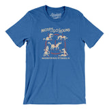 Merry Go Round Pittsburgh Men/Unisex T-Shirt-Heather True Royal-Allegiant Goods Co. Vintage Sports Apparel