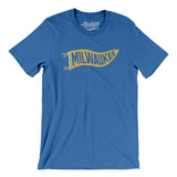 Milwaukee Pennant Men/Unisex T-Shirt-Allegiant Goods Co. Vintage Sports Apparel