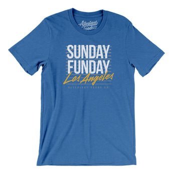 Sunday Funday Los Angeles Men/Unisex T-Shirt-Allegiant Goods Co. Vintage Sports Apparel