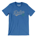 Dallas Vintage Script Men/Unisex T-Shirt-Allegiant Goods Co. Vintage Sports Apparel