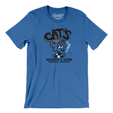 Cat's Records and Tapes in Heather True Royal Color