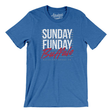Sunday Funday Buffalo Men/Unisex T-Shirt-Allegiant Goods Co. Vintage Sports Apparel