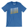 St Louis Vintage Repeat Men/Unisex T-Shirt-Heather True Royal-Allegiant Goods Co. Vintage Sports Apparel