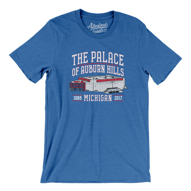 The Palace Of Auburn Hills Men/Unisex T-Shirt-Allegiant Goods Co. Vintage Sports Apparel