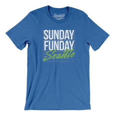 Sunday Funday Seattle Men/Unisex T-Shirt-Allegiant Goods Co. Vintage Sports Apparel