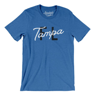 Tampa Fl Overprinted Men/Unisex T-Shirt-Allegiant Goods Co. Vintage Sports Apparel