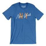 New York Ny Overprinted Men/Unisex T-Shirt-Allegiant Goods Co. Vintage Sports Apparel
