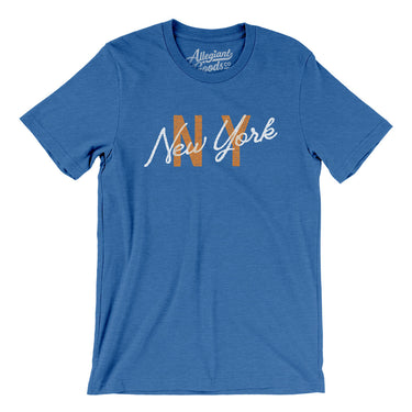 New York Ny Overprinted Men/Unisex T-Shirt-Allegiant Goods Co. Vintage Sports Apparel