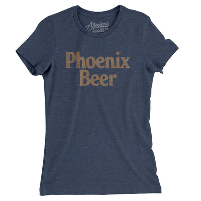 Phoenix Beer Women's T-Shirt-Indigo-Allegiant Goods Co. Vintage Sports Apparel