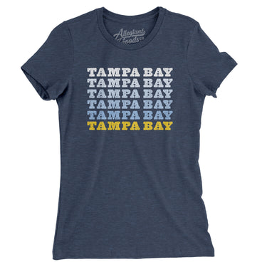 Tampa Bay Repeat Women's T-Shirt-Allegiant Goods Co. Vintage Sports Apparel