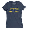 There's No Place Like San Antonio Women's T-Shirt-Indigo-Allegiant Goods Co. Vintage Sports Apparel
