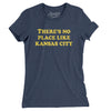 There's No Place Like Kansas City Women's T-Shirt-Indigo-Allegiant Goods Co. Vintage Sports Apparel