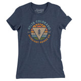 Delta Colorado Retro Badge Women's T-Shirt-Indigo-Allegiant Goods Co. Vintage Sports Apparel