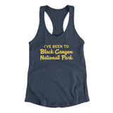 I've Been To Black Canyon National Park Women's Racerback Tank-Allegiant Goods Co. Vintage Sports Apparel