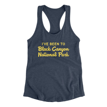 I've Been To Black Canyon National Park Women's Racerback Tank-Allegiant Goods Co. Vintage Sports Apparel
