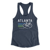 Atlanta Cycling Women's Racerback Tank-Indigo-Allegiant Goods Co. Vintage Sports Apparel