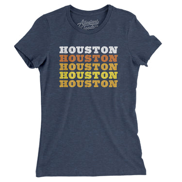 Houston Repeat Women's T-Shirt-Allegiant Goods Co. Vintage Sports Apparel